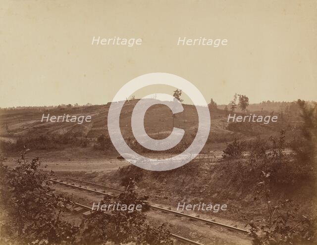 Battlefield in Atlanta, 1864. Creator: George N. Barnard.