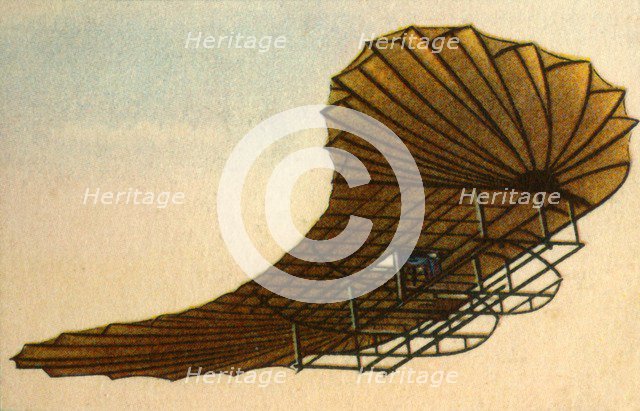 Etrich's 'Zanonia' glider, 1906. (1932). Creator: Unknown.