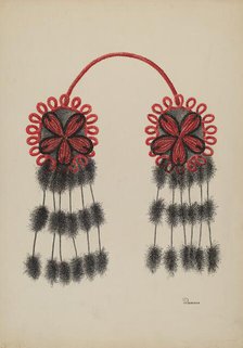 Hair Ornament, c. 1940. Creator: Charles Rose.