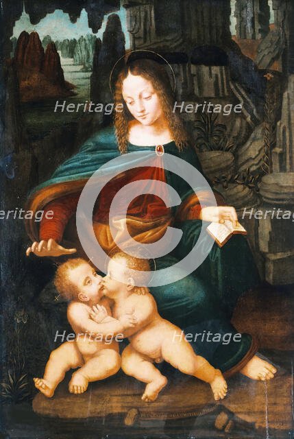 Madonna and Child with the Infant Saint John, c. 1496. Creator: Bernardino de Conti (1450-1525).