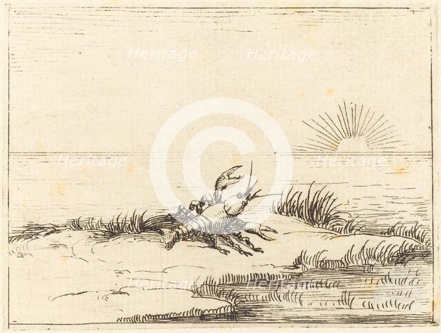 Crayfish Looking at the Sun, 1628. Creator: Jacques Callot.