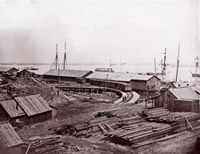 City Point, Virginia. Terminus of U.S. Military Railroad, 1861-65. Creator: Andrew Joseph Russell.