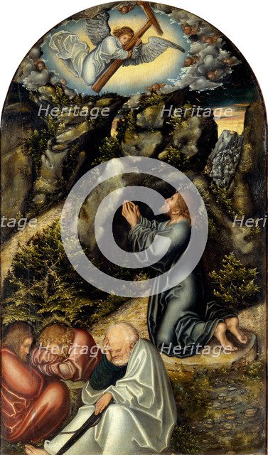 The Agony in the Garden, c. 1520. Artist: Cranach, Lucas, the Elder (1472-1553)