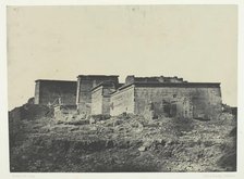 Grand Temple d'Isis à Philoe, Vue Générale Prise du Nord; Nubie, 1849/51, printed 1852. Creator: Maxime du Camp.