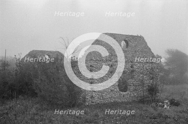Ruins of supposed Spanish mission, Georgia, 1936. Creator: Walker Evans.
