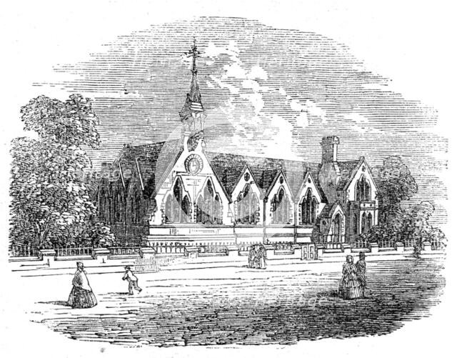 New schools at Long Ashton, near Bristol, 1862. Creator: Unknown.