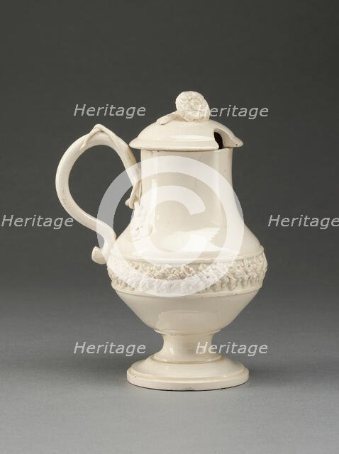 Mustard Pot, Yorkshire, 1780/90. Creator: Leeds Pottery.