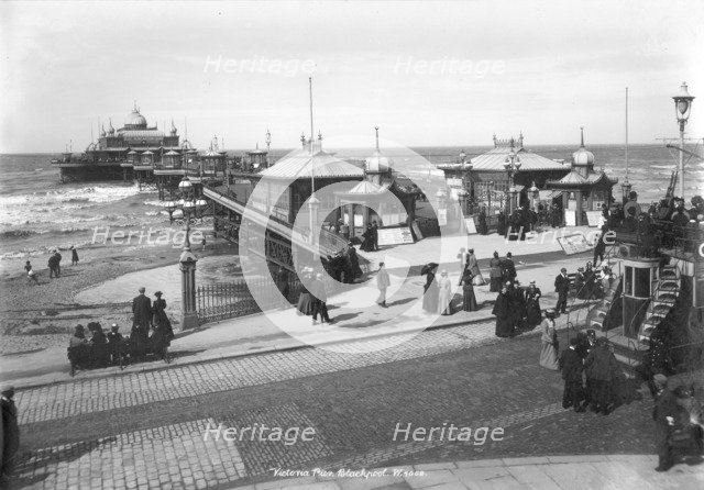 Victoria Pier, Blackpool, Lancashire, 1890-1910. Artist: Unknown