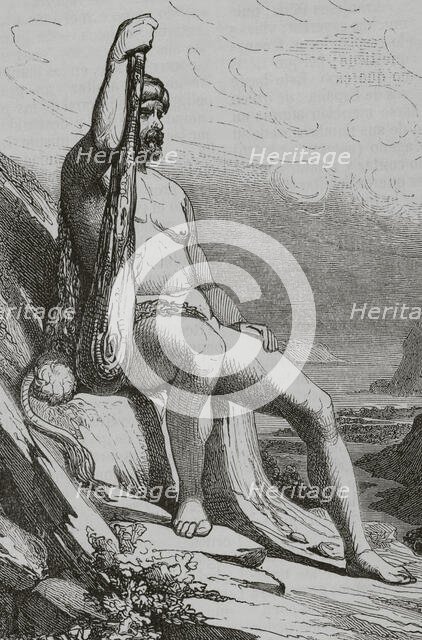 Hercules or Heracles - hero of classical mythology, 1852.  Creator: Unknown.