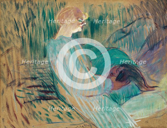 Maison de la rue des Moulins, Rolande, ca 1894. Creator: Toulouse-Lautrec, Henri, de (1864-1901).