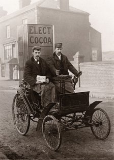 The first motor-car in York, Yorkshire,  1897. Artist: Unknown