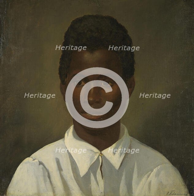 Portrait of a young man, 1841. Creator: Adolph Tidemand.