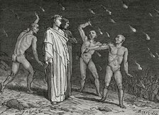 The Divine Comedy (1307-1321): Inferno (Hell), 1888.  Creators: Jean Edouard Dargent, Edouard Berveiller.