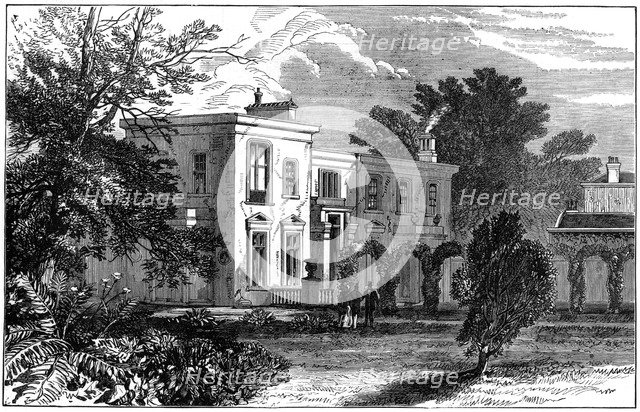 Sir Edwin Landseer's (1802-1873) house, Brighton, East Sussex, 1874. Artist: Unknown