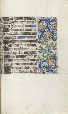 Book of Hours (Use of Rouen): fol. 106r, c. 1470. Creator: Master of the Geneva Latini (French, active Rouen, 1460-80).