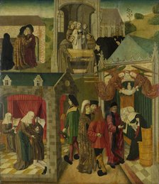 Saint Elizabeth of Hungary Tending the Sick in Marburg, Death of St Elizabeth, inner right wing of a Creator: Master of the St Elizabeth Panels.