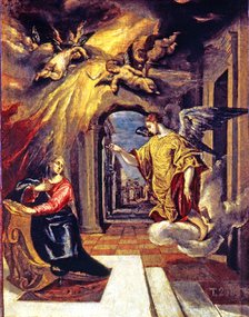  'The Annunciation', by El Greco.