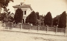Residence of Charles Bernard. 312 Oak Street, San Francisco, California, ca. 1876. Creator: Carleton Emmons Watkins.