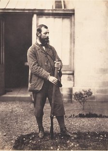 Portrait of Man in Hunting Garb, ca. 1856-59. Creator: Horatio Ross.