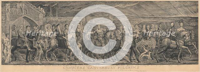 The Canterbury Pilgrims, 1810. Creator: William Blake.