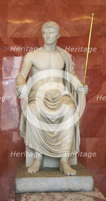 Statue of Augustus as Jupiter, first half of 1st century BC. Artist: Unknown