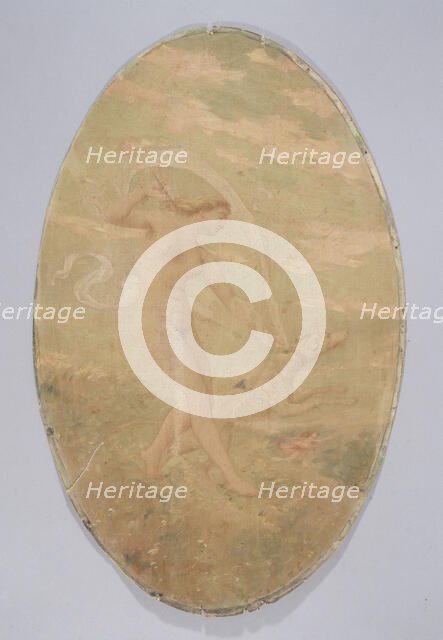 Diana the Huntress. Decorative painting for the Cafe de Paris, c1900. Creator: Unknown.