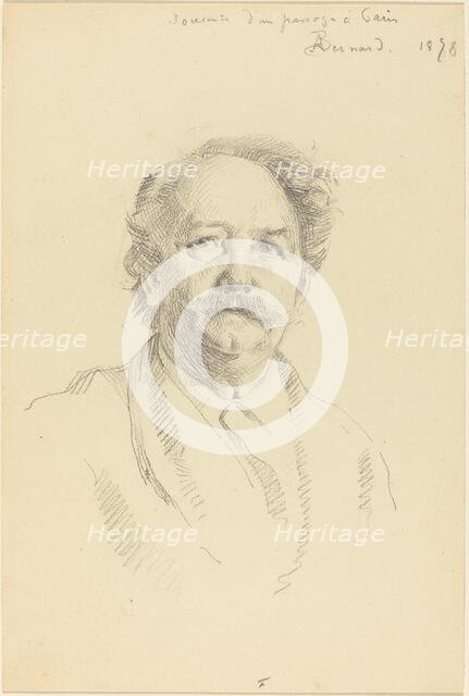 Portrait of a Man (Souvenir d'un Passage à Paris), 1898. Creator: Paul Albert Besnard.