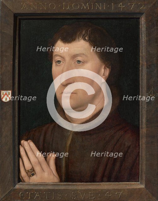 The Canon Gilles Joye, 1472. Creator: Hans Memling.