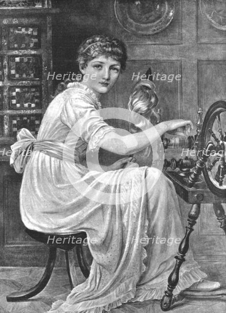 '' The Spinster, after Edwin Long, R.A. ', 1891. Creator: Edwin Long.