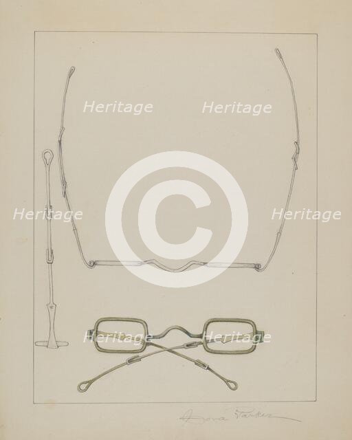 Spectacles, c. 1938. Creator: Cora Parker.