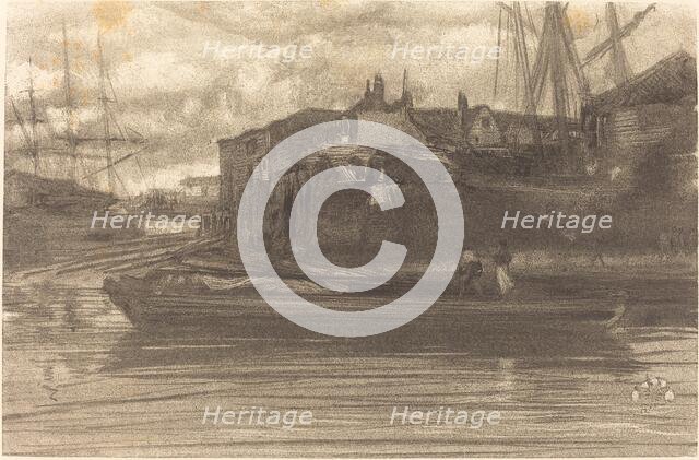 Limehouse, 1878. Creator: James Abbott McNeill Whistler.