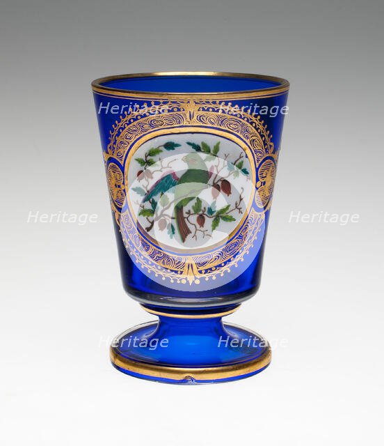 Beaker, Bohemia, c. 1850. Creator: Bohemia Glass.