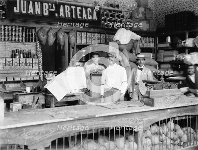Provision store, Caracas, Venezuela, between 1900 and 1906. Creator: Unknown.
