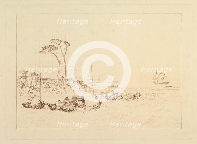 Inverary Castle and Town, Scotland (Liber Studiorum, part XIII), 1816. Creator: JMW Turner.