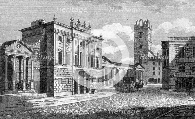 The Bank of England, City of London, 1806.                                                  Artist: W Poole