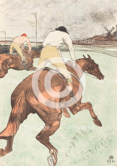 The Jockey (Le jockey), 1899. Creator: Henri de Toulouse-Lautrec.