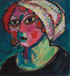 White Turban, 1912. Creator: Javlensky, Alexei, von (1864-1941).