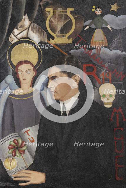 Portrait of the poet Miguel N. Lira (1905-1961), 1927. Creator: Kahlo, Frida (1907-1954).