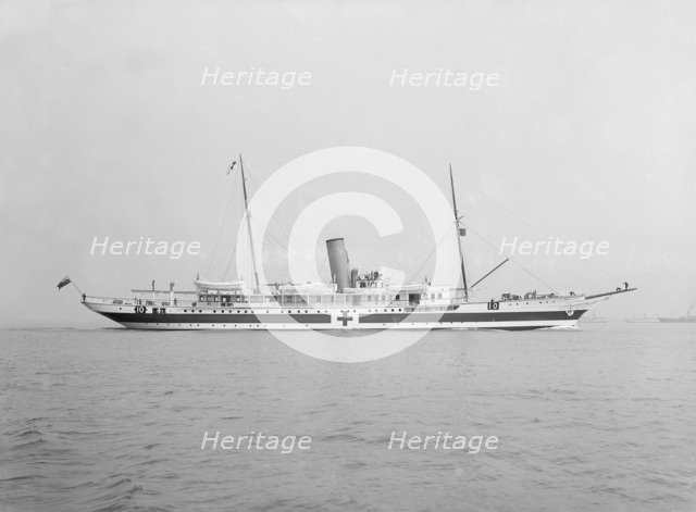 Steam yacht 'Liberty', 1914. Creator: Kirk & Sons of Cowes.