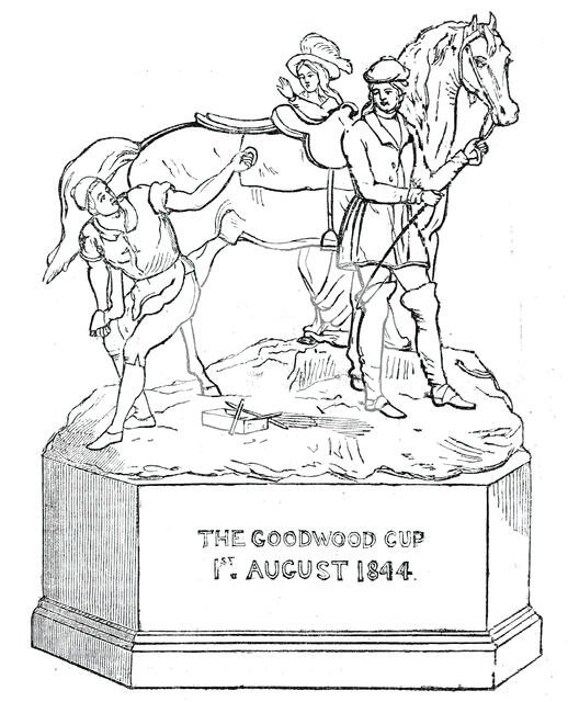 Prize plate - "The Cup", 1844. Creator: Unknown.