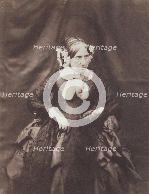 Portrait of a Woman, 1852. Creator: Joseph Vigier.