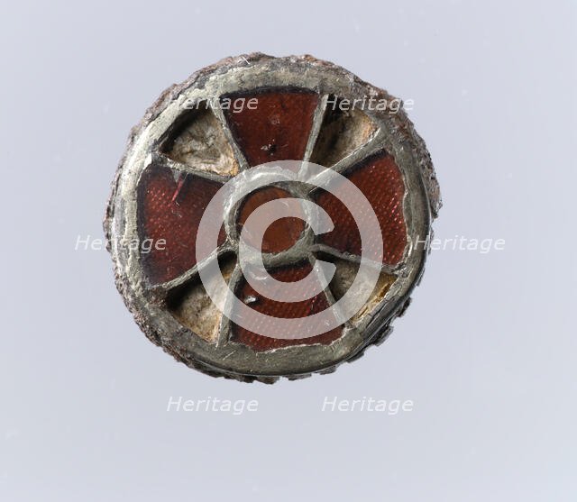 Disk Brooch, Frankish, 6th century. Creator: Unknown.