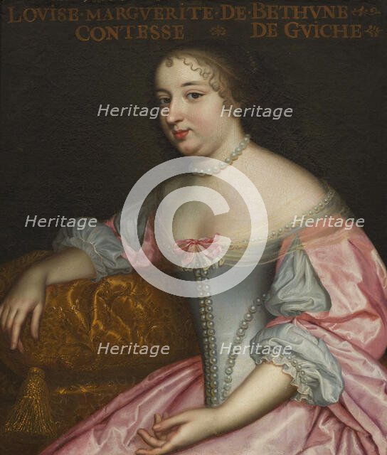 Marguerite Louise Suzanne de Béthune (1643-1726), Comtesse de Guiche, Duchesse de Lude, ca 1665. Creator: Anonymous.