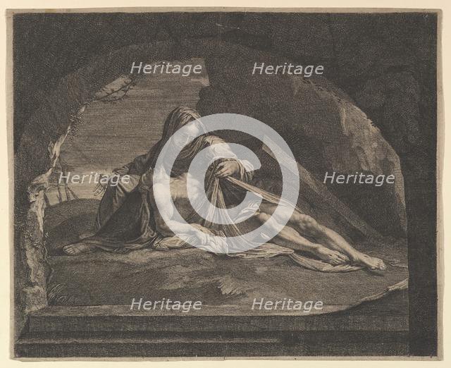 La Vierge au sepulcre. Creator: Jean Morin.