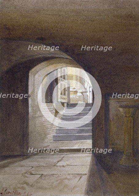 View of the Chapel of St Peter ad Vincula in the Tower of London, 1884. Artist: John Crowther
