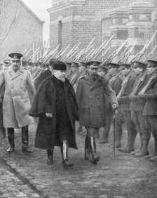 French President Raymond Poincare and King George V, December 1914. Creator: Unknown.
