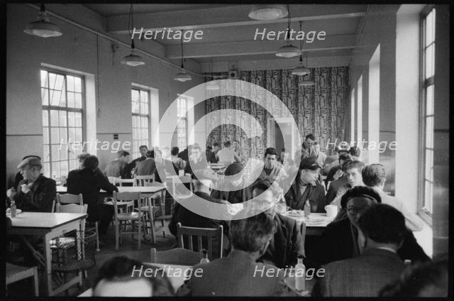 Works canteen, Wear Flint Glass Works, Alfred Street, Millfield, Sunderland, 1961. Creator: Eileen Deste.