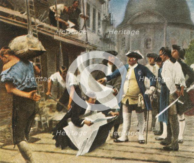 Frederick William I builds Berlin, (1936).  Creator: Unknown.