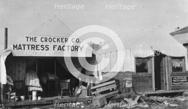 The Crocker Co. Mattress Factory, between c1900 and c1930. Creator: Unknown.