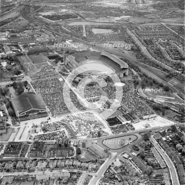 Wembley Stadium, London, 1955. Artist: Aerofilms.